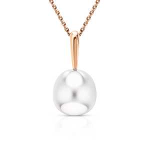 Золотая подвеска с жемчугом